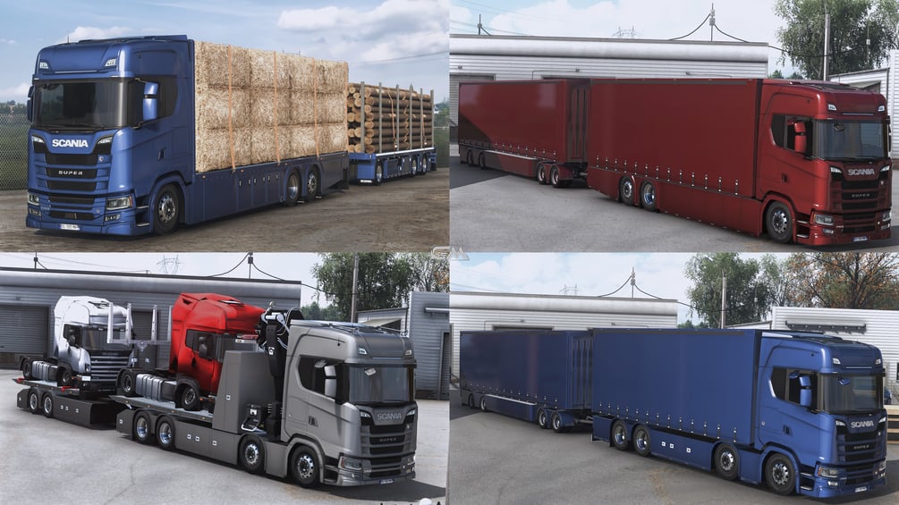 [ETS2] SCANİA S NEXTGEN MEGA CHASSİS ADD-ON V1