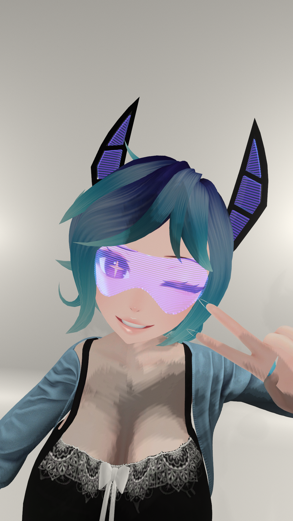 Hypno Bunny Visor [VRCHAT]