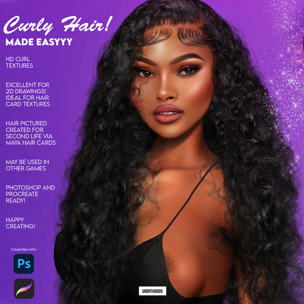 Unorthodox curly hair texture pack ramona