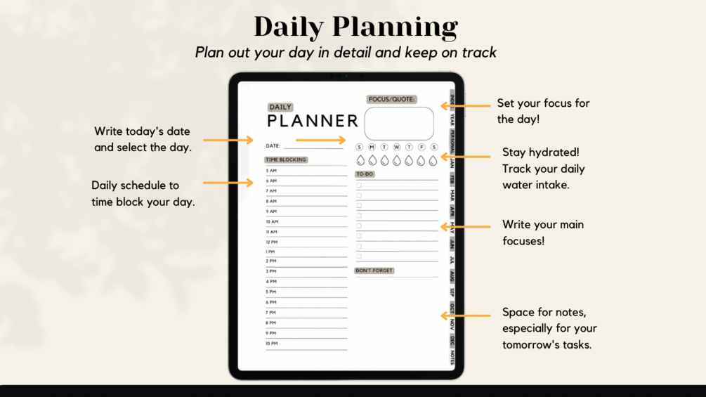 Interactive Digital Planner 2026 (UNDATED) | iPad (GoodNotes/Notability ...