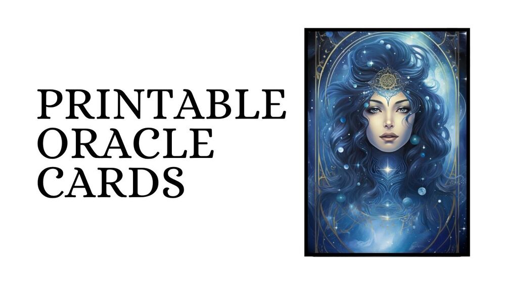 30 Printable Oracle Cards