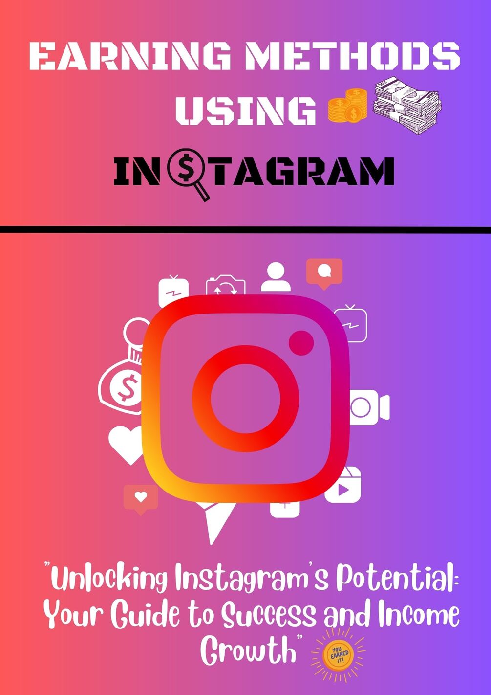 Earning methods using the Instagram