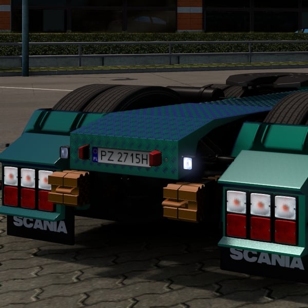 [rear bumper tuning part] Scania NG Rear bumper small by WC007 D3SIGN