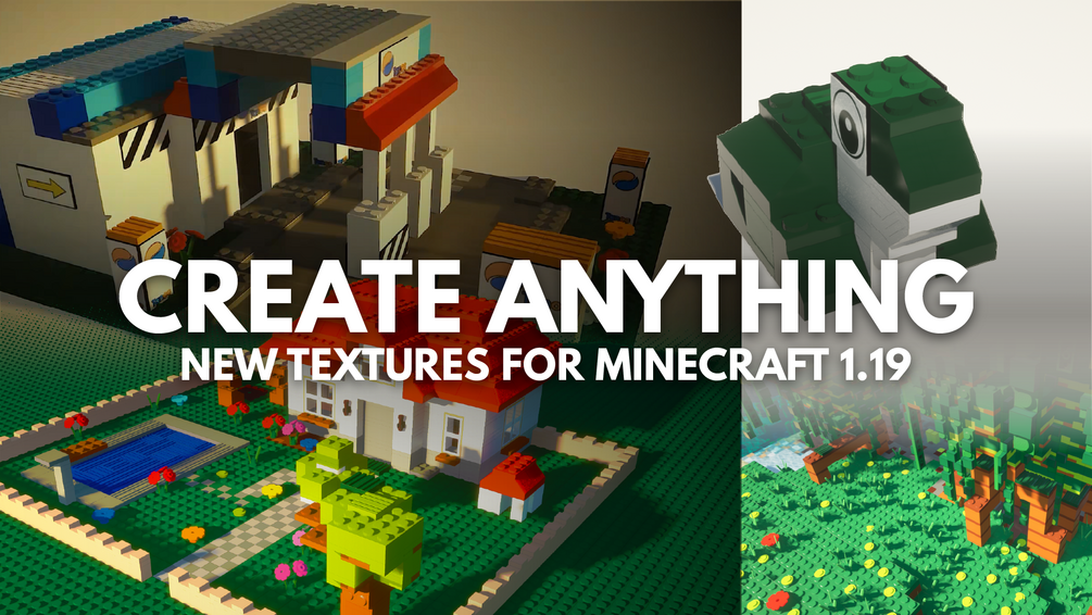 Minecraft + Lego = Love (making my own texturepack!) : r/Minecraft