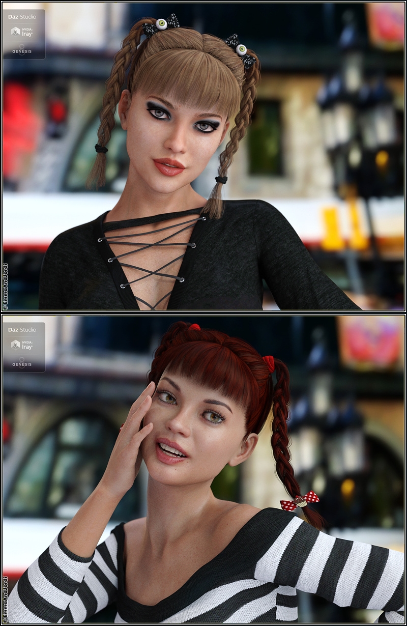Lizy Hair For Genesis 8 Female(s)
