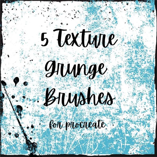 5 Procreate Texture Brushes by ProcreateBundle