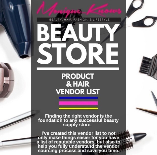 Beauty Supply Store Hair and Product Vendor List