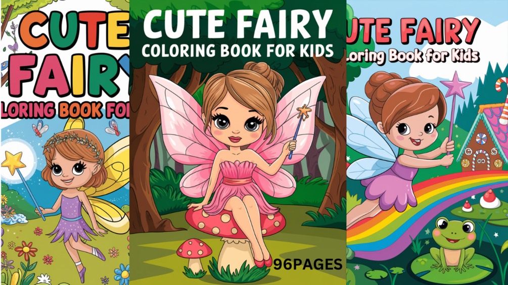 cute fairy coloring pages for kids