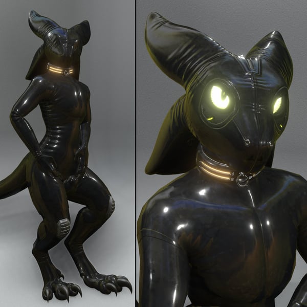 Nexa'vali Latex Outfit& Hoods (v3.0 & v4.0)