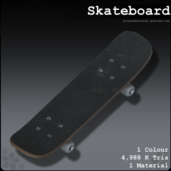 Skateboard | 3D Asset | Personal/Commercial License