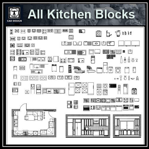 All Kitchen Cad Blocks