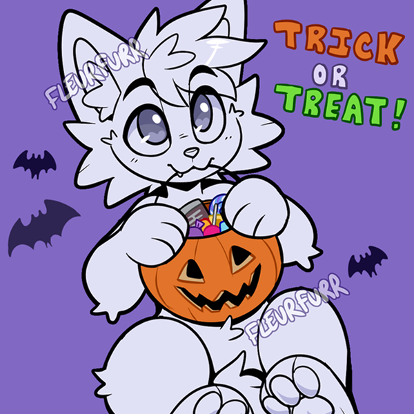 Furry trick or treat base