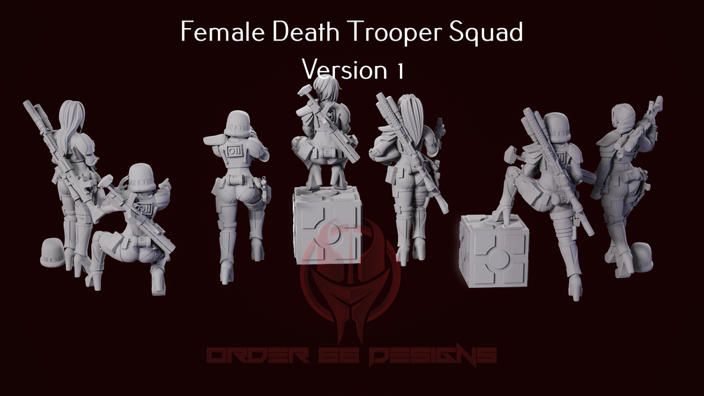 Death Troopers Squad - Star Wars Legion 35mm Miniature for Tabletop RPG