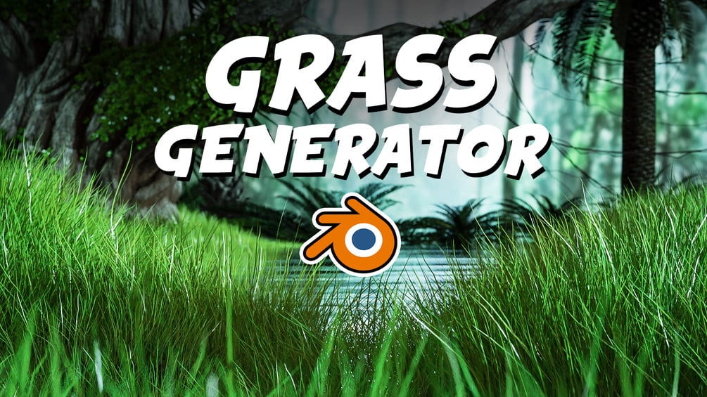 Blender - Grassify (Procedural Animated Grass)