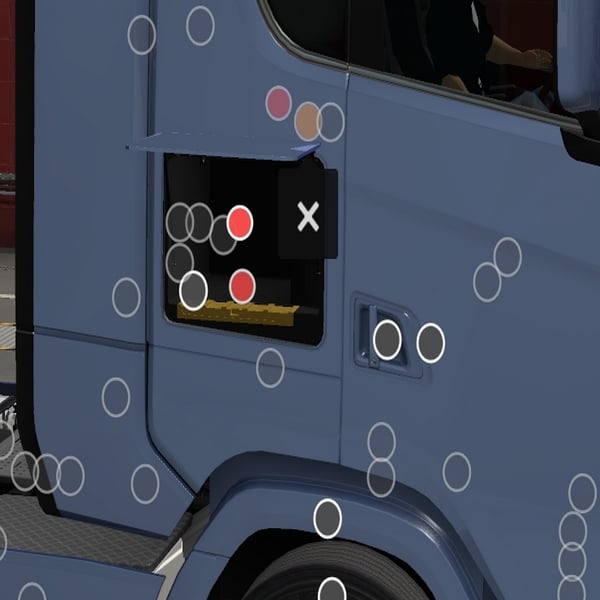 ,ˇ [locker tuning part] Scania NG side cab lockers by WC007 D3SIGN