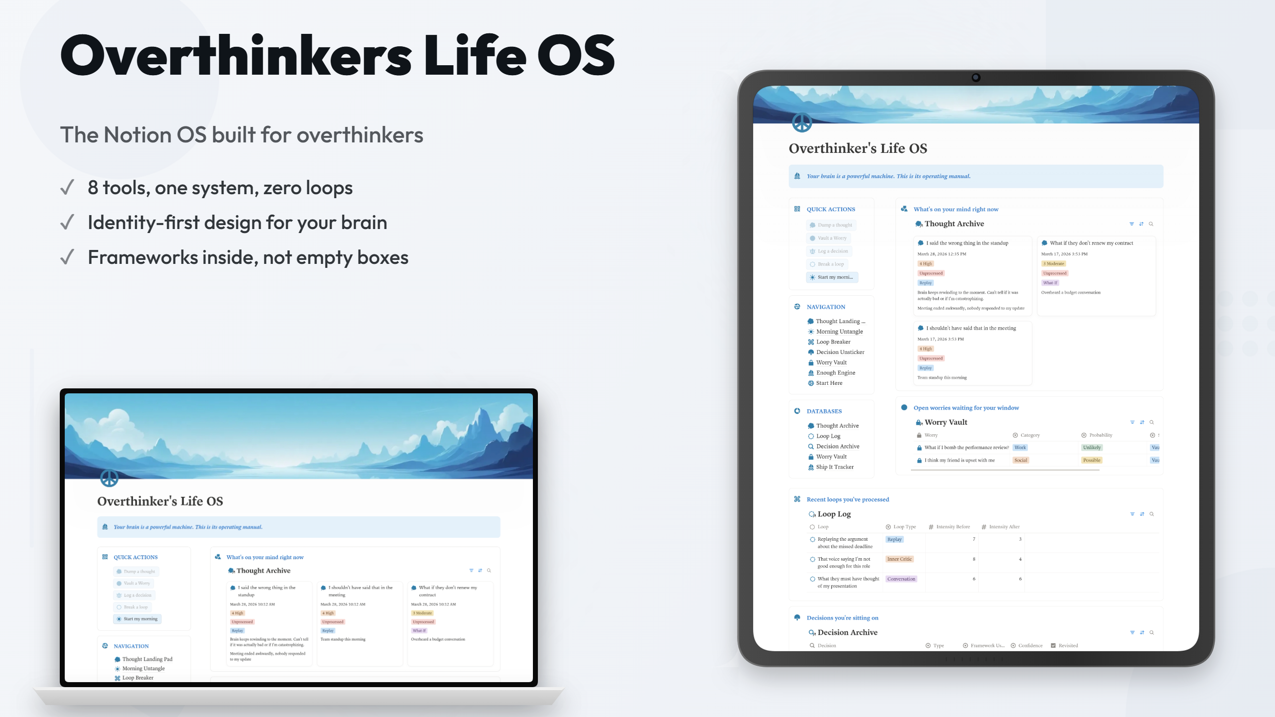 Overthinker's Life OS