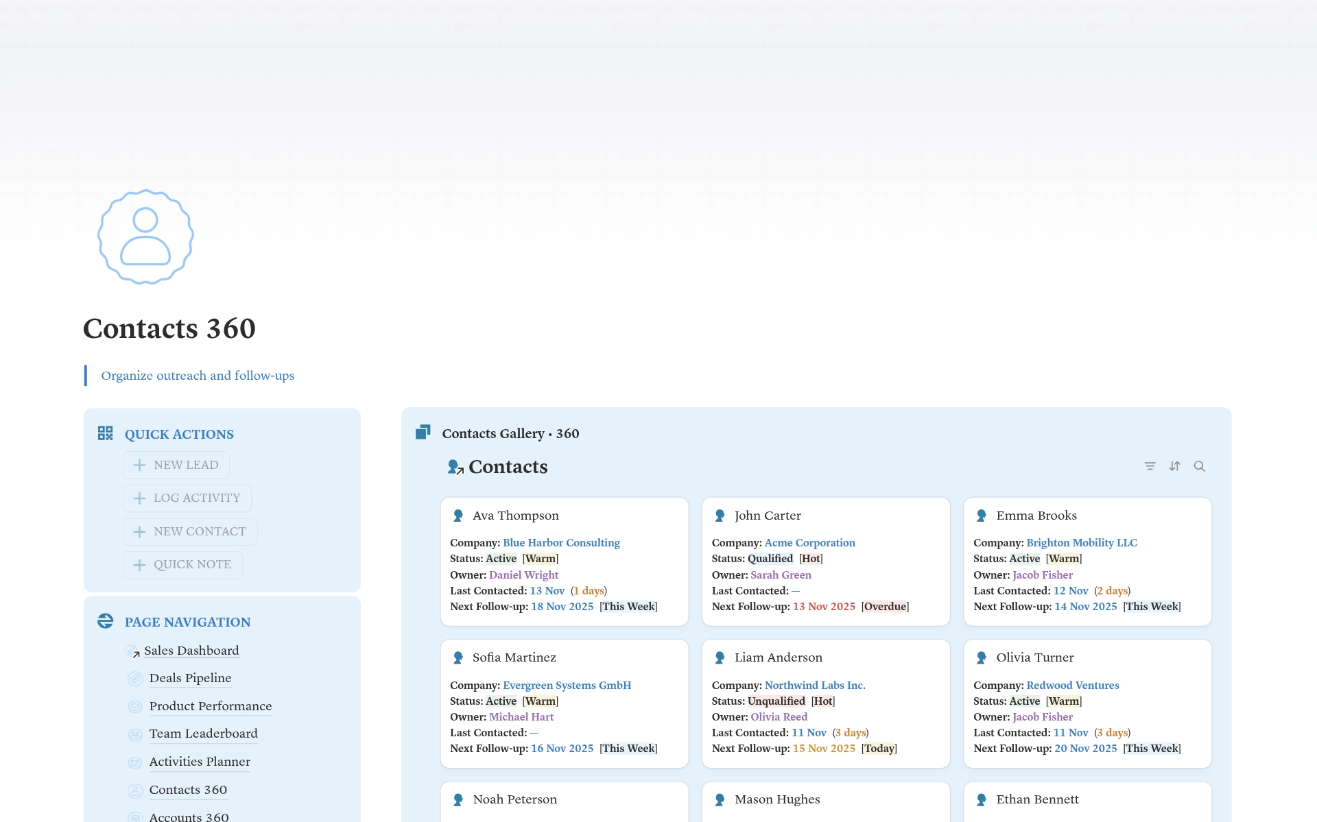 Sales OS - Pipeline, Forecast & Proposal Library - view 3