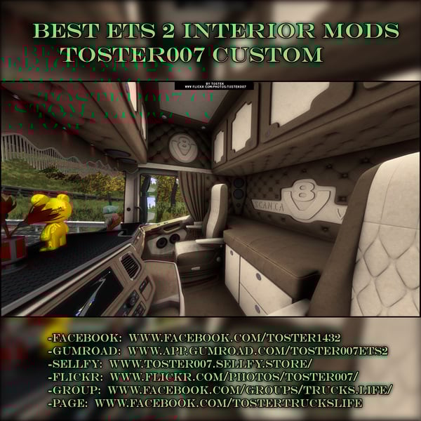Interior Scania S/R Next Gen VABIS 2023 ETS 2 #68 by Toster007