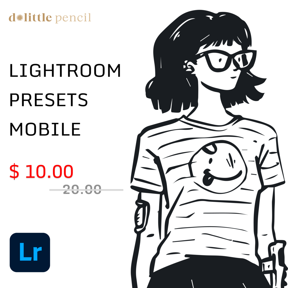 Dolittle Pencil Lightroom Presets Mobile Version