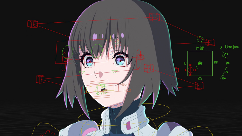 Cyberpunk anime girl