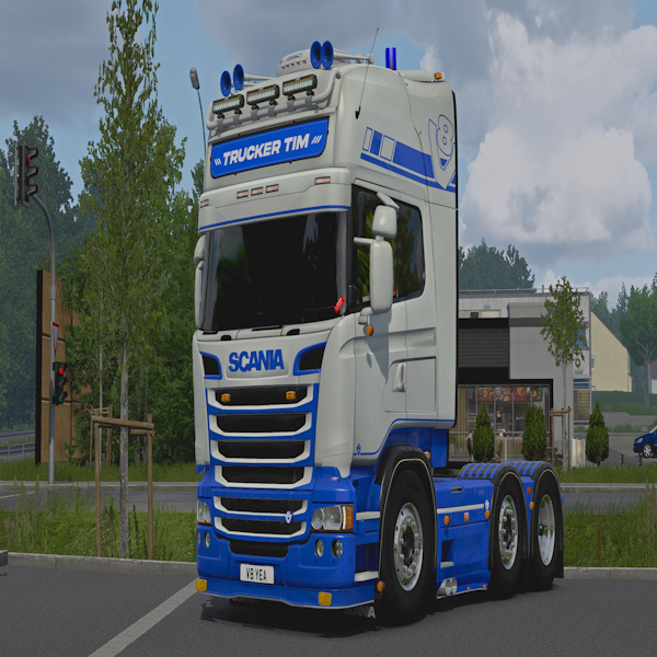 [ETS2] Trucker Tim RJL Skin + Lightbox by L.W.J Modding