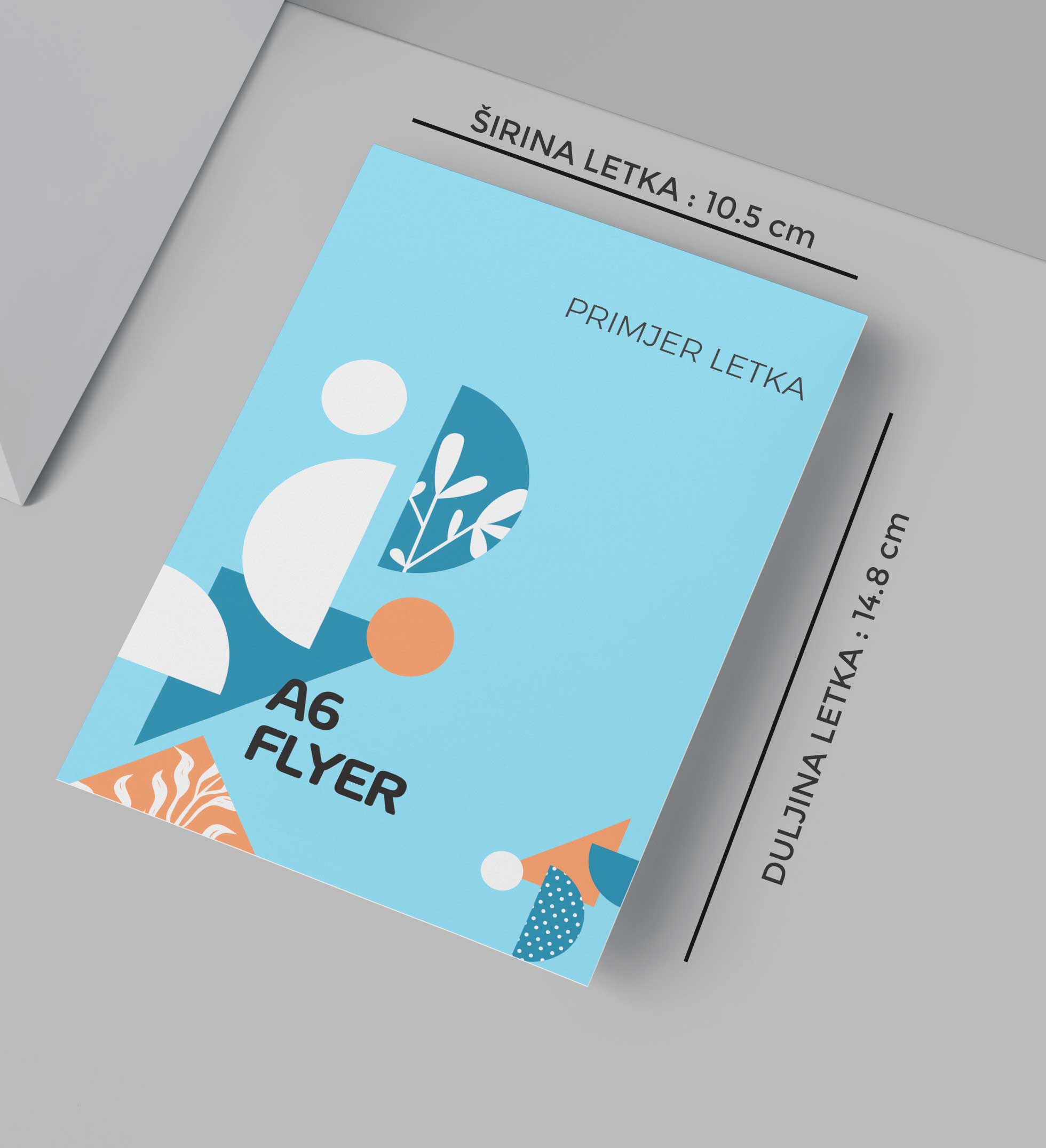 Dizajn i print reklamnih letaka (A6 ili A5)