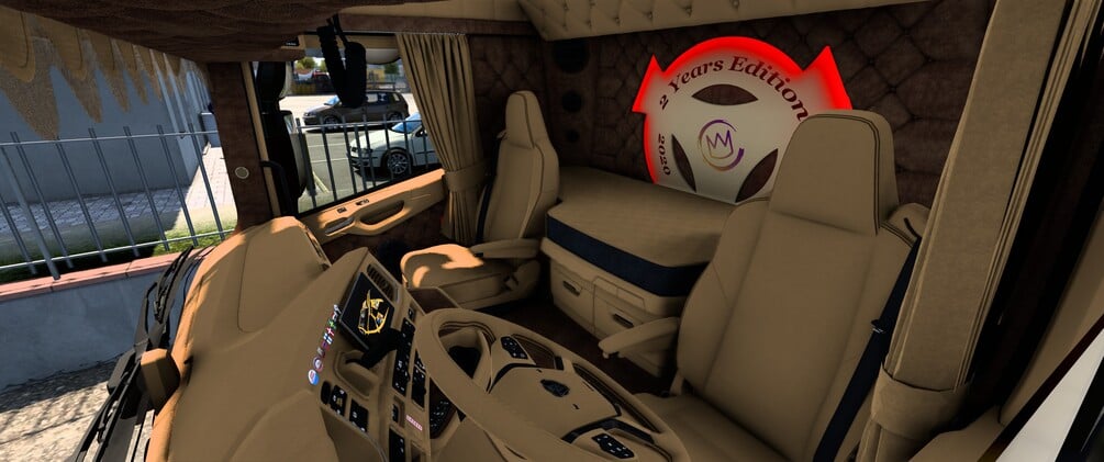 scania custom interior