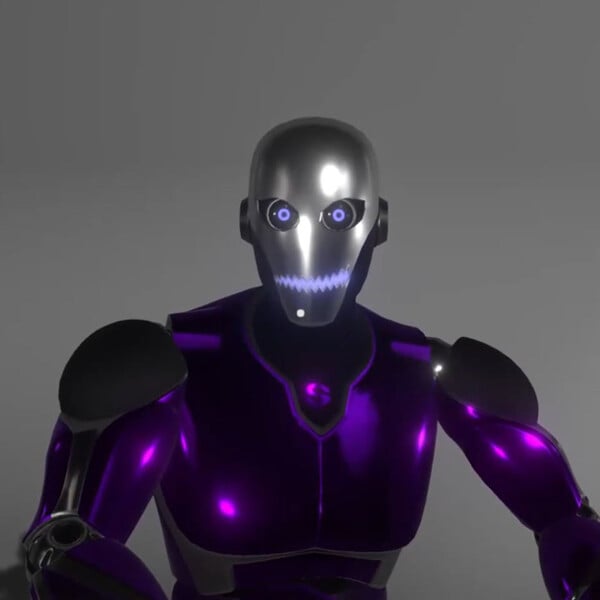 V-Bot 4.0 with Eyes Mouth and Facial Tracking