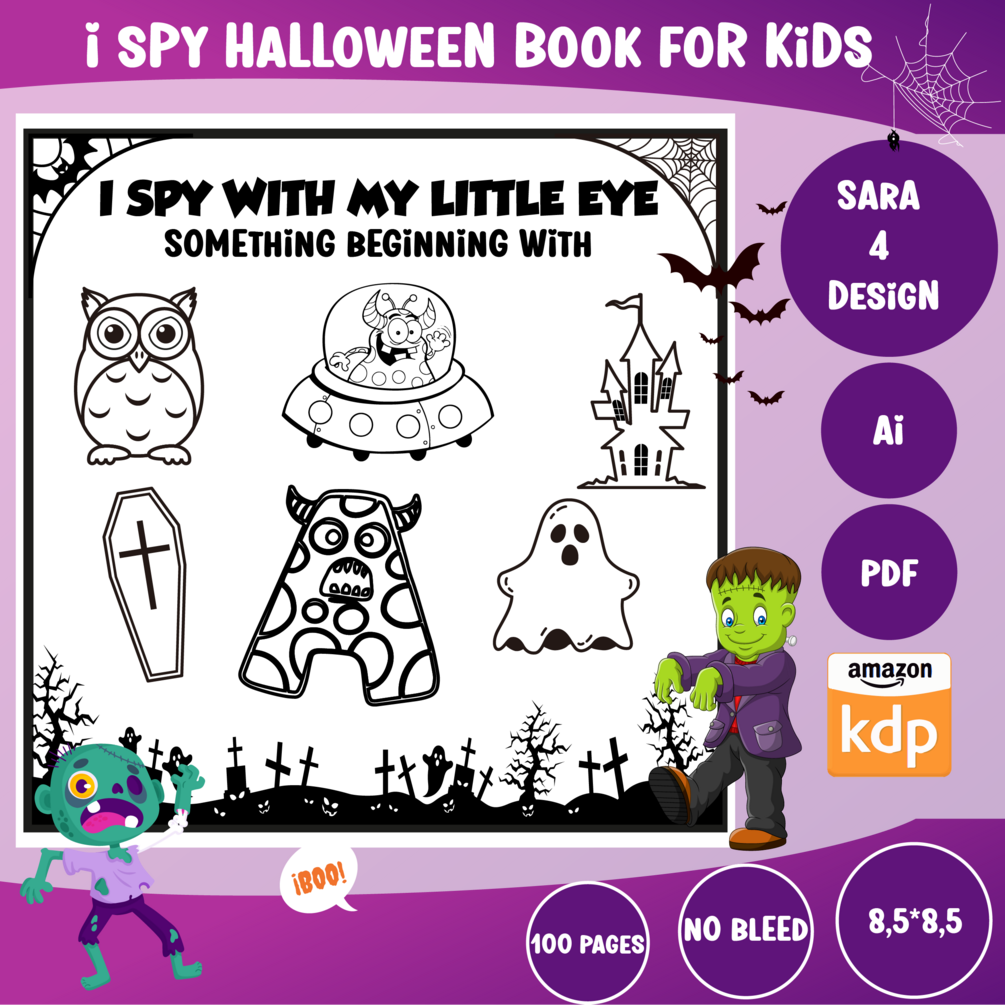 I spy Halloween book for kids