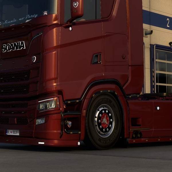 ˇ [ledy tuning part] Scania NG Led badge slots for steps by WC007 D3SIGN