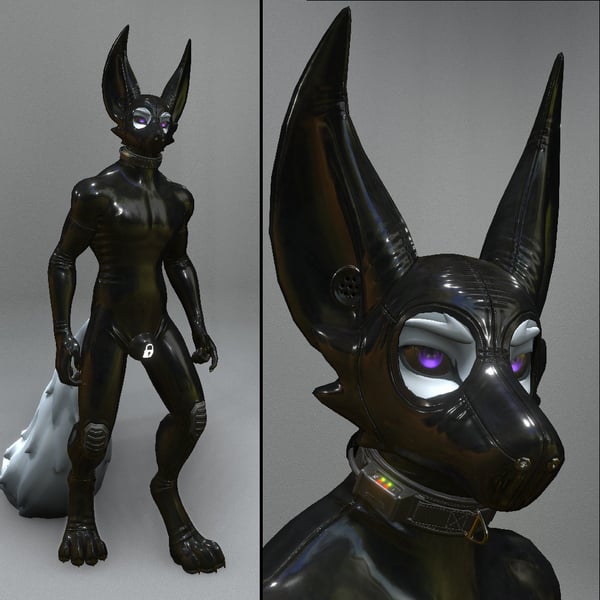 Alber Coyote Mk.2 Latex Outfit & Hoods