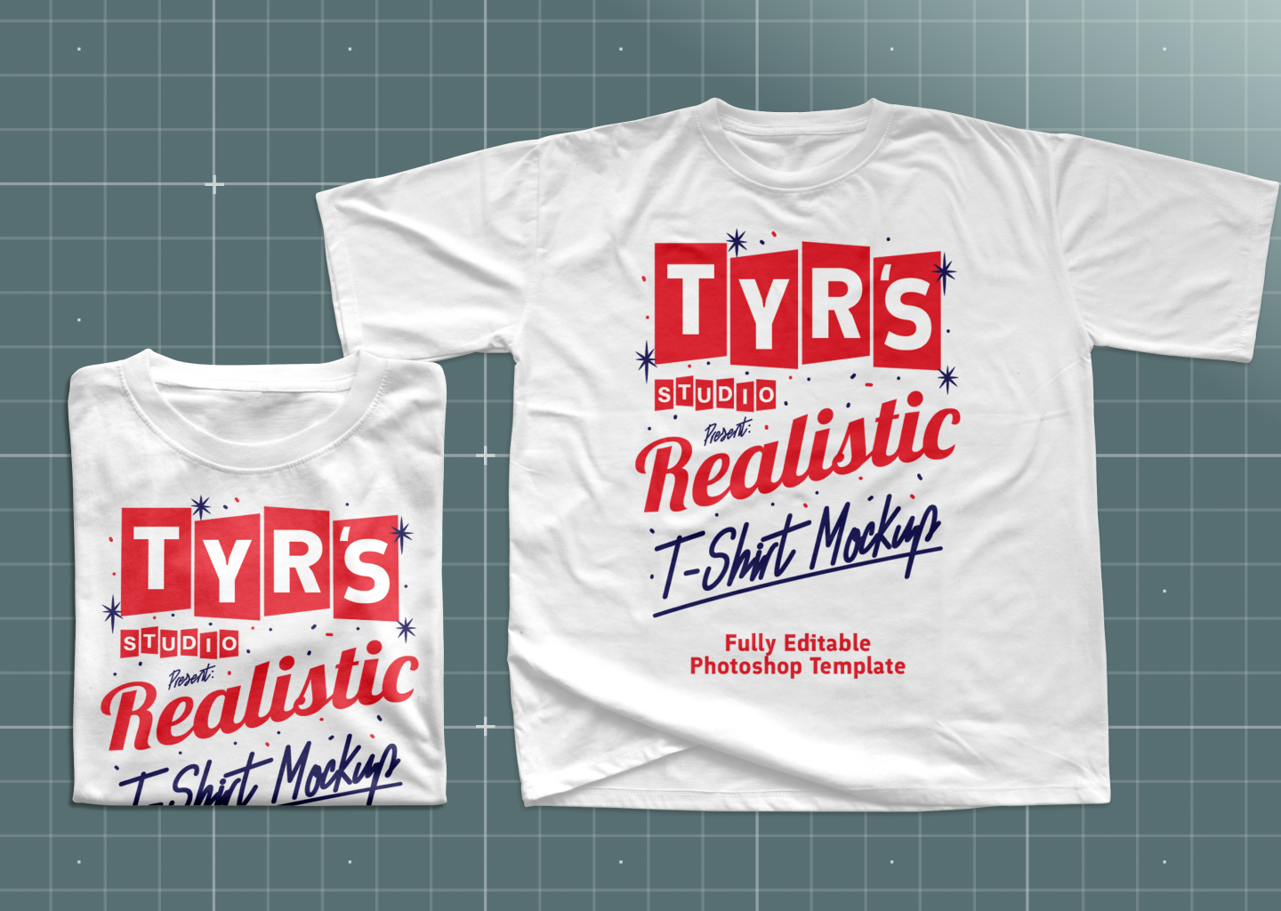 High-resolution tee mockup for apparel branding, free download