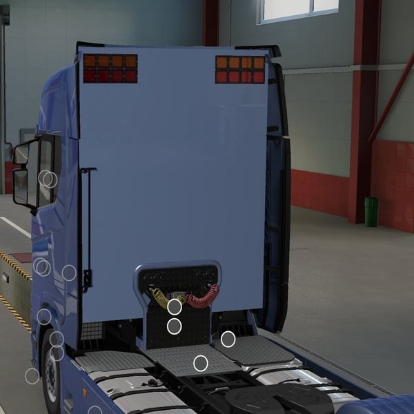 *[bwall tuning part] Scania NG Danish back wall V2 by WC007 D3SIGN