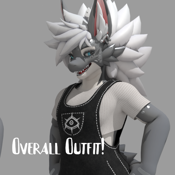 : ̗̀➛ [ Asset ] Ashbeast Overalls Outfit by Lycheee