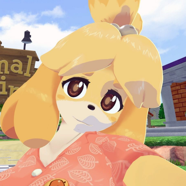 Isabelle VRChat Full Body Tracking 3D Model