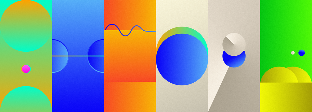 Simple Gradient Shapes Backgrounds
