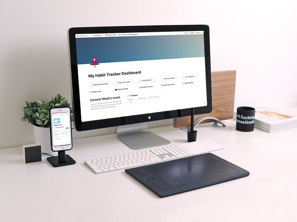 Professional Habit Tracker in Notion v2.0