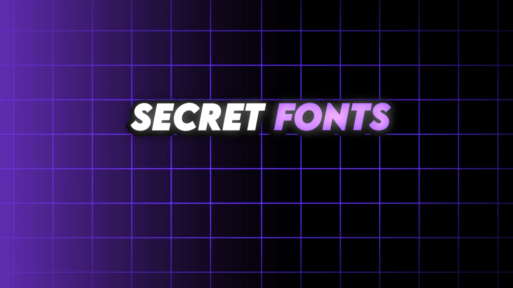 Secret Fonts