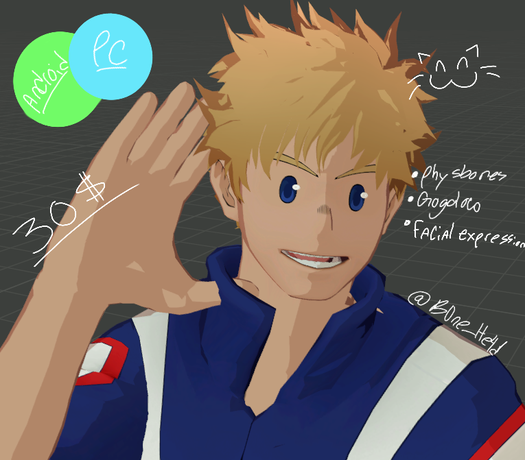 mirio togata! BNHA model by B0ne_He4d