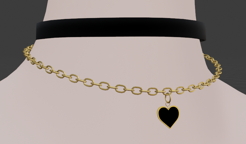 Heart Chain Choker