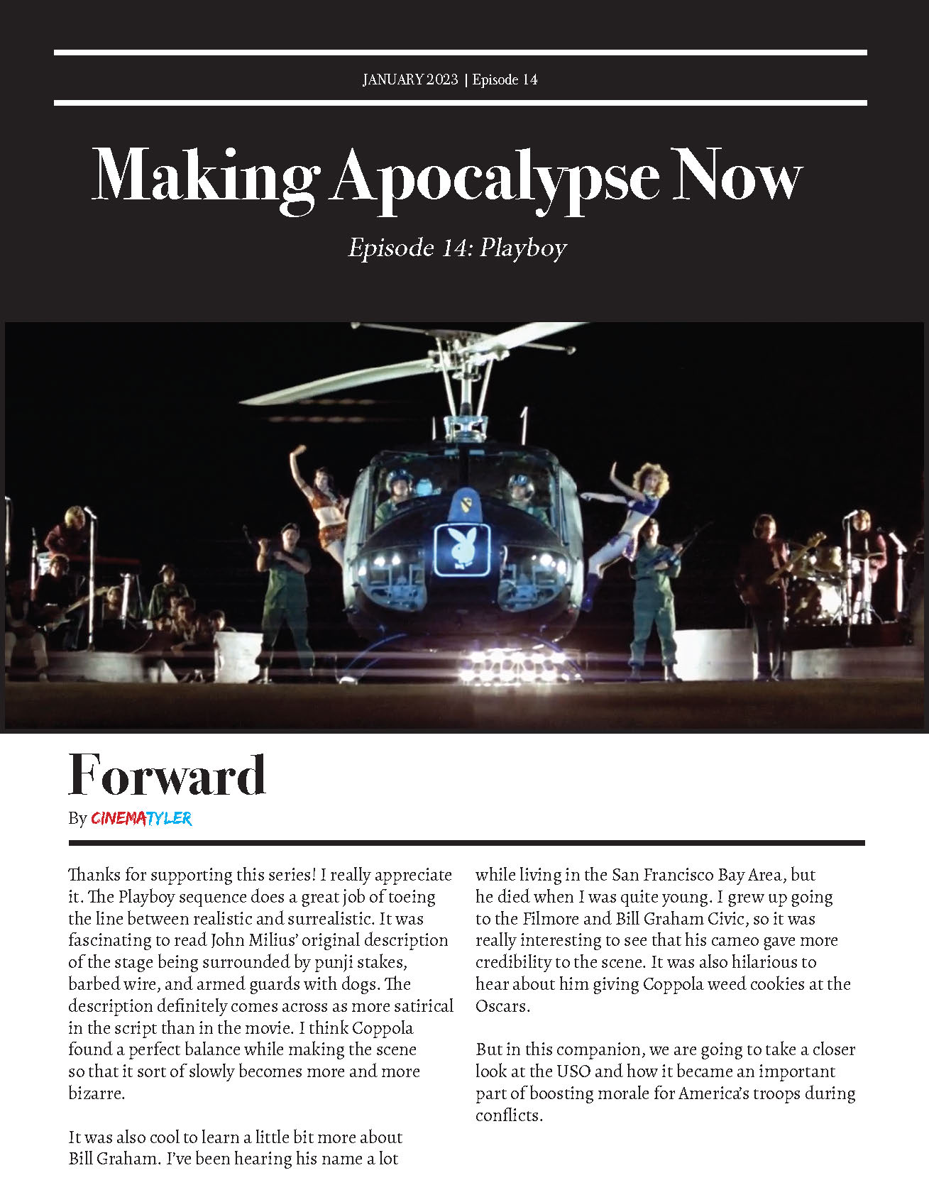 [Companion PDF] Making Apocalypse Now Episode 14: Playboy