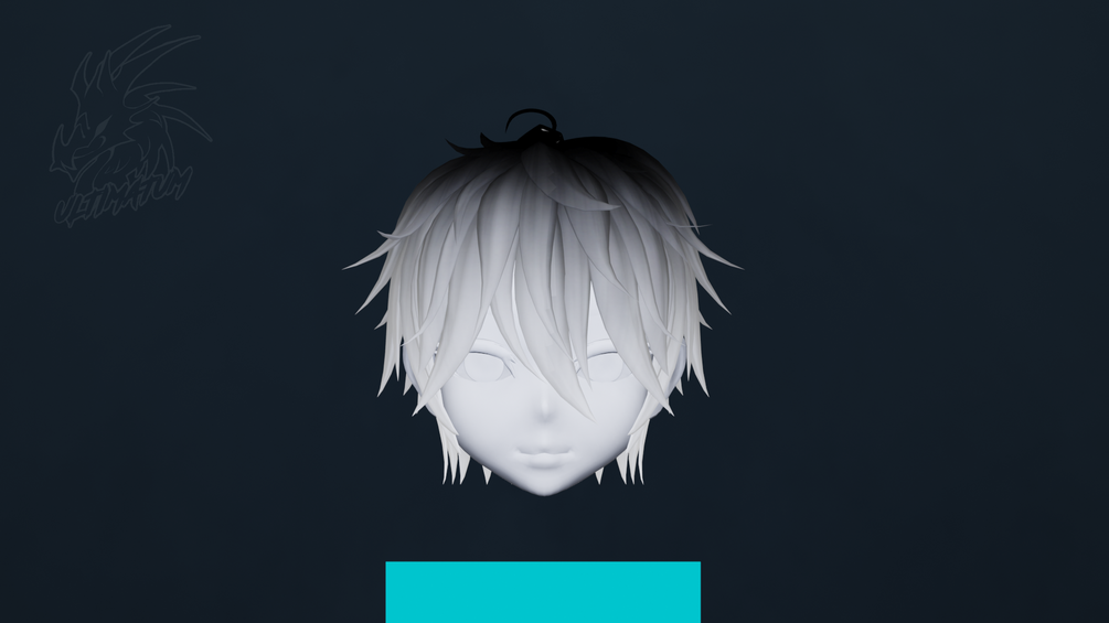 Short Fluffy Hair (FREE VRChat Asset)