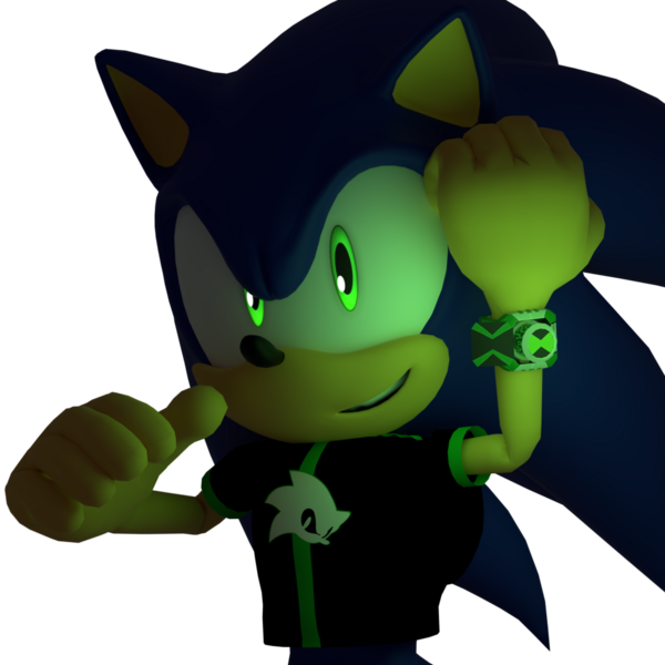 Sonic Ben 10 (Omniverse) VRCHAT Avatar Unity Package by Admiral Kirby