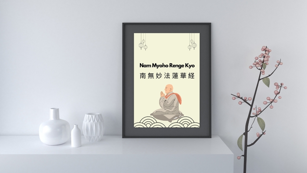 Nam Myoho Renge Kyo Chanting Nichiren Daishonin Printable Wall Art in ...