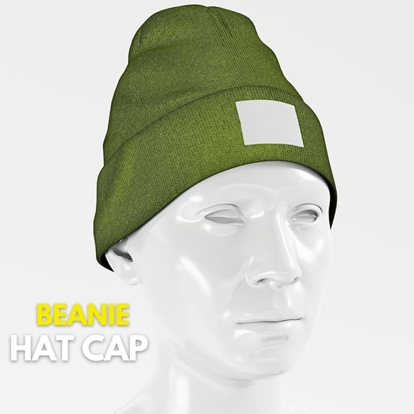 Beanie Hat Cap Winter - Green | WOLVES STUDIO