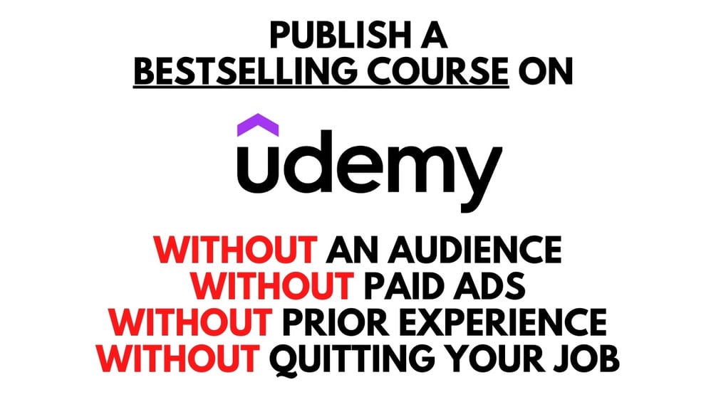 How to Sell Online Courses Without A Following! 