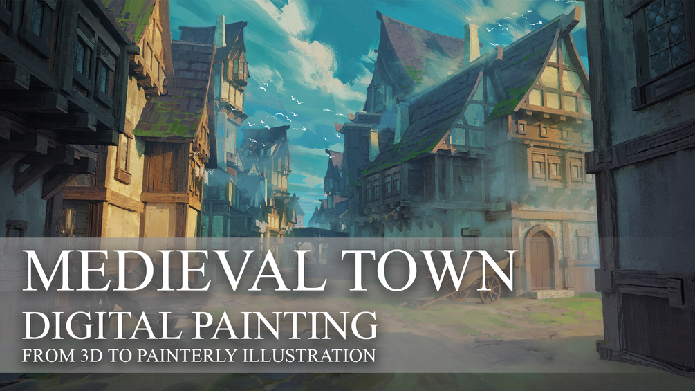 medieval city concept art