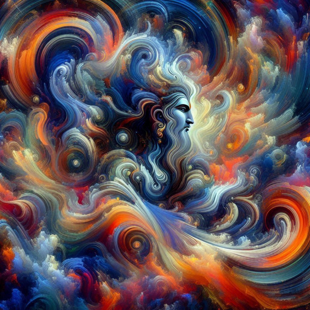 🌟 Dive into the Divine: Abstract Expression Images of God 🎨