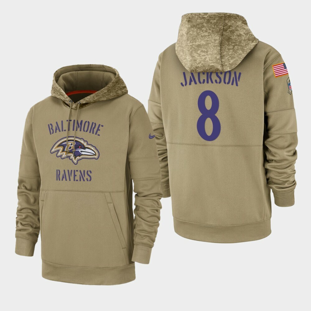 Baltimore Ravens Alternate Name & Number Hoodie - Lamar Jackson