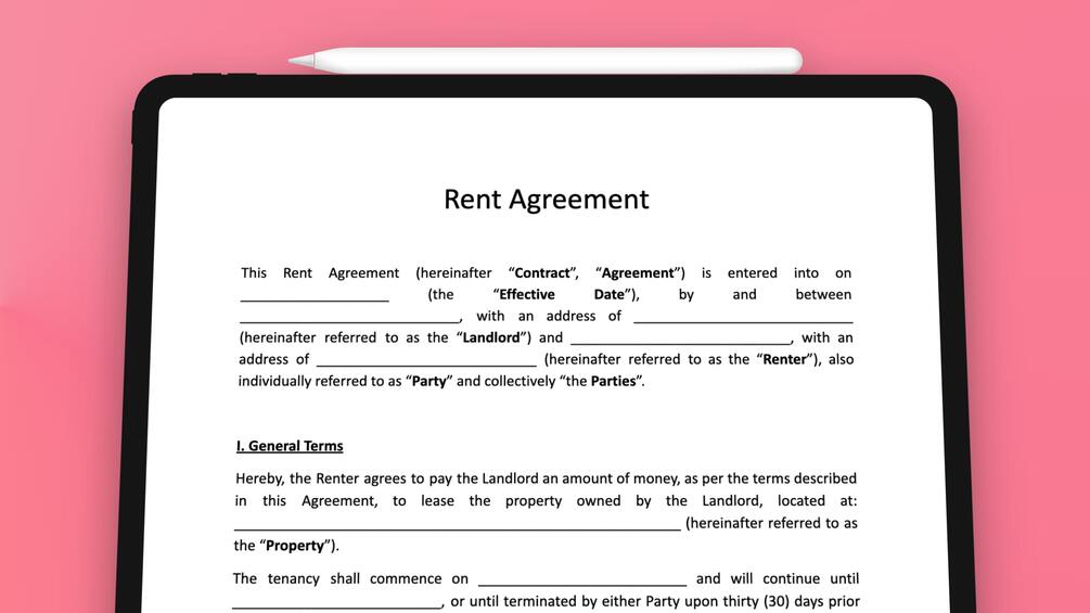 rental agreement contract template